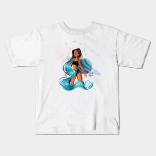 Acquarius sign Kids T-Shirt